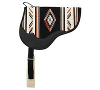 Weaver Equine 21X35 Wool BRBCK Pad/FLC,BK/TN Almohadilla de sillín, Unisex, Negro/Bronceado, 21" L x 35" W-1" Thick