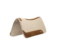 Weaver Equine Large Pony Wool Blend Felt Saddle Pad, 3/4" Almohadilla para sillín, Unisex, Canela, 27" L x 27" W