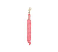 Weaver Equine Value - Cuerda de Plomo de Polietileno, Color Rosa Diva, Cuerda de Plomo de Caballo de 8 pies con Broche Chapado en latón 225, Agarre Suave y cómodo, Tachuelas para Uso Diario