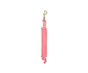 Weaver Equine Value - Cuerda de Plomo de Polietileno, Color Rosa Diva, Cuerda de Plomo de Caballo de 8 pies con Broche Chapado en latón 225, Agarre Suave y cómodo, Tachuelas para Uso Diario
