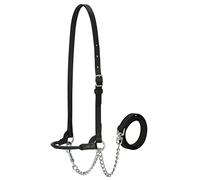 Weaver - Halter de Piel para Animales, 90-0453, Negro, Medium