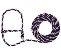 Weaver - Halter de Piel para salpicadero, Color Morado/Negro/Gris