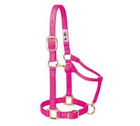Weaver Leather 35-4805-dp Cabestro Ajustable de Nailon en Miniatura, Grande, Rosa Diva, L Mini