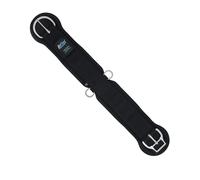 Weaver Leather Airflex - Cincha Recta Negra, 34 Pulgadas