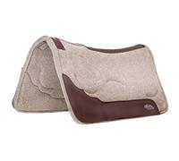 Weaver Leather - Almohadilla de sillín contorneada de Mezcla de Lana de Gel Que Absorbe los Golpes