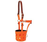 Weaver Leather AV Bozal de pastoreo con Corona, bo Caballos, Unisex, Naranja Brillante, Average Horse
