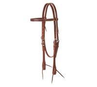 Weaver Leather Barbed Wire B/Band HDSTL,Brown Headstall, Unisex, marrón, Horse