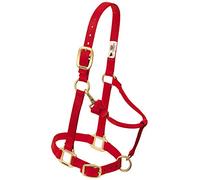 Weaver Leather Cabestro Ajustable de Nailon, 1 Pulgada, Grande, Rojo