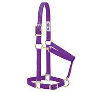 Weaver Leather Cabestro básico Ajustable de Nailon, Morado, Caballo Grande de 1 Pulgada