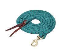 Weaver Leather Ecoluxe - Cuerda de plomo de bambú de 10 pies con broche Turq/Charc N/A