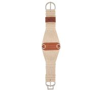 Weaver Leather Natural Blend 27 Strand Roper Smart Cinch with New and Improved Roll Snug RCA Buckle, 30-Inch, Natural