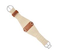 Weaver Leather Natural Blend - Cincha inteligente de 27 hebras con hebilla de cincha ajustada enrollable, 28 pulgadas, natural