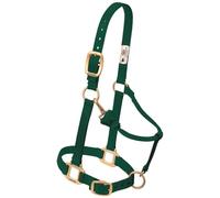 Weaver Leather Original Cabestro Ajustable de Nailon para Caballo, Yearling, Verde Cazador