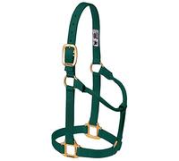 Weaver Leather Original - Cabestro de Caballo de Nailon no Ajustable, pequeño, Verde Cazador, cría