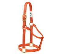 Weaver Leather Original - Cabestro para Caballo, de Nailon, no Ajustable, Caballo Grande, Color Naranja