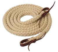 Weaver Leather Silvertip - Rienda de Trenza Hueca, 35-5300-S11, Canela, 5/8-Inch x 10-Feet