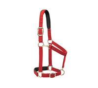 Weaver Leather Weaver Equine Breakaway Caballo Halter, Rojo, 1 Inches Average Horse or Yearling Draft
