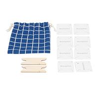 Weaving Cards Tablet Weaving Loom Tools Premium DIY Craft Hand Made Paper Weaving Comb with Shuttle Cloth Bag for Beginners and Craft Enthusiasts Cardboard Synthetic Wood 30 Pieces