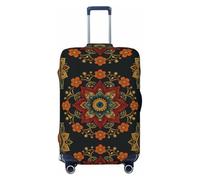 Weaving in The Clear River - Funda de equipaje de viaje con estampado bohemio y patrones personalizados, resistente al polvo y los arañazos, Tinte vibrante, L, Maleta
