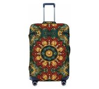 Weaving in The Clear River - Funda de equipaje de viaje con estampado bohemio y patrones personalizados, resistente al polvo y los arañazos, Tinte de estrellas, XL, Maleta