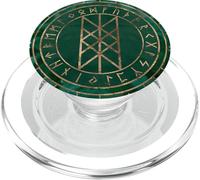 Web of Wyrd - Matriz del Destino y runas nórdicas Futhark PopSockets PopGrip para MagSafe