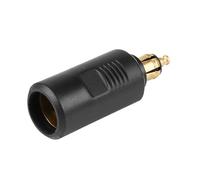 Web Truck Adaptador con Enchufe DIN Y Enchufe Euro, 12V 24V 16A, DIN/ISO Corto Coche Camión Moto Scooter ATV