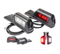 Web Truck Juego de 2 luces de contorneado LED 12-24V, 2 colores: blanco, rojo, para remolque de camión, remolque, caravana, etc.