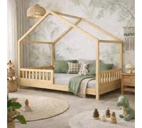 WEB2O Cama cabaña Casa Tienda de Madera para Niños 90x190