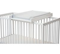 Webaby Cambiador extraíble para cuna madera blanca