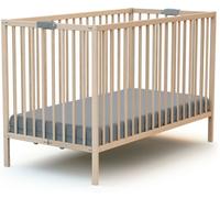 WEBABY Cuna plegable madera sin tratar 60 x 120 cm - talla60x120 cm