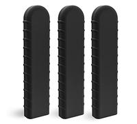 Webake Cubierta de mango de silicona para mango caliente, 3 unidades, resistente al calor, funda para olla de hierro fundido, funda para sartén de hierro fundido, 13,7 x 2,9 x 1,3 cm