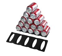 webake Estante de Silicona para Botellas para la Cocina y el frigorífico Juego de 2 Soporte de Silicona Contiene 15 Botellas para Cerveza, latas, la Cocina, el Armario, la despensa, la Nevera