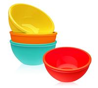 webake Juego de 4 cuencos pequeños de silicona de 11 cm, cuencos para aperitivos, postres, cereales para helado, sopa de miso, guarniciones, condimentos, microondas, horno y lavavajillas