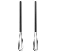 Webake Mini batidores de acero inoxidable pequeño batidor de alambre de globo pequeño batidor para cocinar huevos de leche batir agitar