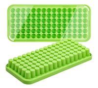 Webake Mini Cubitera de silicona con tapa, 2 unidades de 1,2 cm, cubitera pequeña para cerveza, cócteles, whisky, agua, refrescos, frutas