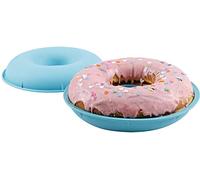 Webake Molde de silicona Jumbo para tartas con forma de donut antiadherente de 25,4 cm, juego de 2 mitades