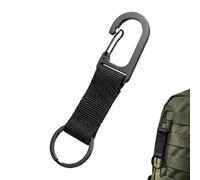 Webbing Carabiner - Outdoor Backpack Hook,Heavy Duty Key Ring Clip