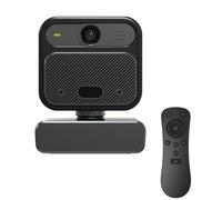 Webcam 4K PC con Micrófonos, UHD 4K/30FPS, Control Remoto, Coque Fijo, 4X zoom, Reducción de Ruido, Corrección de Iluminación, Camara Web para Windows/MacOS/Linux/TikTok/Skype/Youtube/Switch2