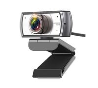 Webcam, Cámara web Hd 1080P MF 30fps Usb Streaming Webcam con micrófono for computadora Reunión Cámara web for conferencias, transmisión en vivo, grabación para Videoconferencias, Streaming y Aprendiz