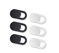 Webcam Cubierta, Webcam Cover Slider, Laptop Camera Cover 0.027in Ultra-Slim Settings Echo Spot Smartphones Tablets Macbooks with Strong Adhensive(6 Pack)