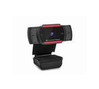 Conceptronic AMDIS 1080P FHD cámara web 1920 x 1080 Pixeles USB 2.0 Negro, Rojo