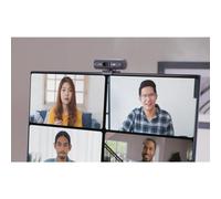 Logitech Brio 500 HD Webcam Ajuste Luz, Modo Visualización, Mics Duales con Reducción Ruido, Cubierta Privacidad Cámara Web, Cable USB-C, Streaming - Grafito