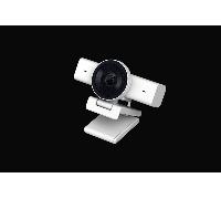 Razer Kiyo V2 X - Full-HD-Webcam 1080p, 60 FPS para creadores - Enfoque automático - Objetivo gran angular - Micrófono integrado -Compatible con Open Broadcaster Software y Xsplit | Blanco