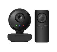 Webcam, Webcam 1080P AI humanoide cámara Web de seguimiento automático con micrófono de Control remoto cámara Web USB for PC ordenador portátil Mini cámara para Videoconferencias, Streaming y Aprendiz