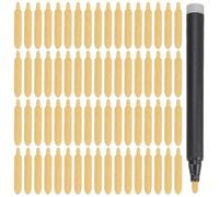 WEBEEDY 120 puntas de repuesto para rotuladores, 27,8 x 4,45 mm, recargables, duraderas y fáciles de cambiar, para manualidades, escritura, caligrafía, proyectos de arte