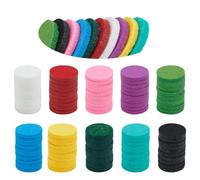 WEBEEDY 200 almohadillas de recambio de aceite esencial para aromaterapia, difusor de aceite esencial, almohadillas de repuesto de 22,5 mm para difusor de collar, pulsera, clip de ventilación de coche