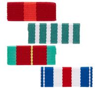 WEBEEDY 4 piezas de medallas de cinta, broche de bar, medallas militares y broche de cinta, insignia de esmalte, medalla de solapa, medallas de héroe para mujer, hombre, abrigo, traje, chaqueta, traje