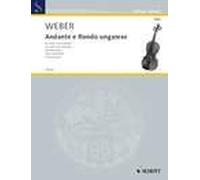 WEBER - Andante y Rondo Hungaro Op.35 para Viola y Piano (Schunemann)
