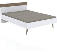 Weber cama de 2 plazas, blanca, 140x190