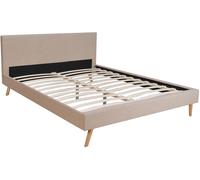 Weber Cama, tejido beige 180x200 cm